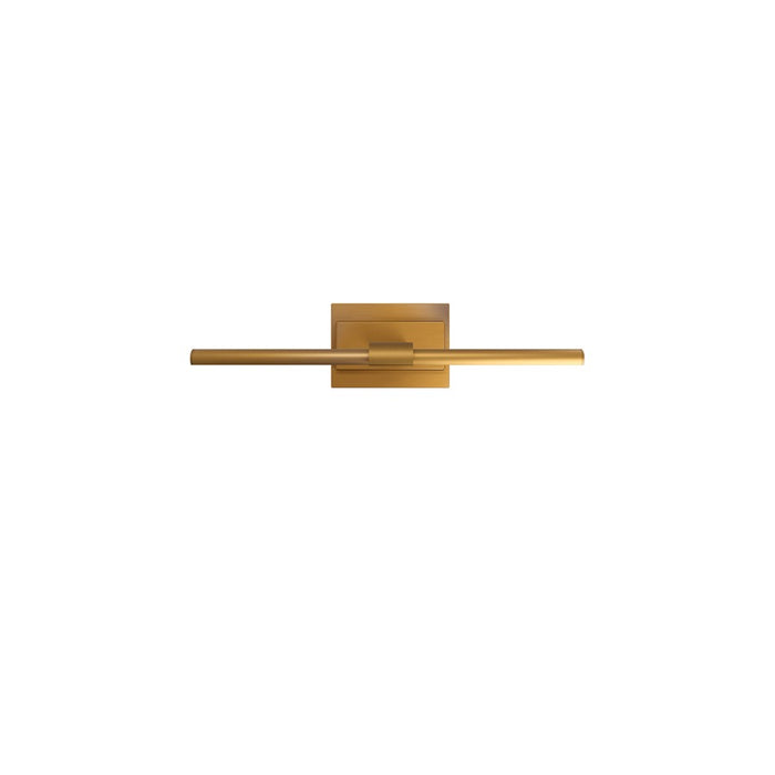 Modern Forms Inlet 1Lt 18" LED Picture Light, 2700K, Aged Brass