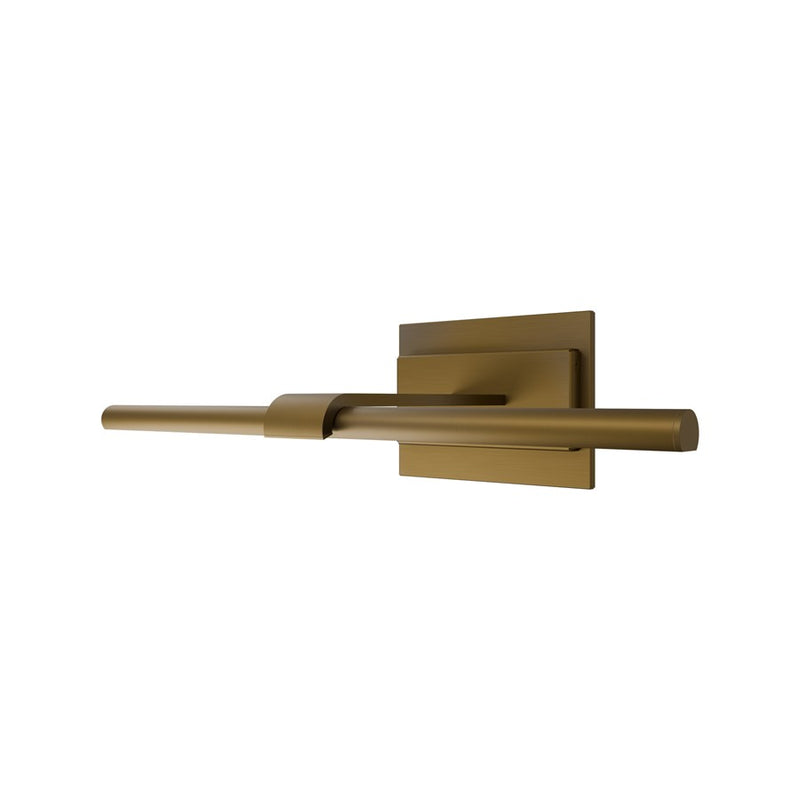 Modern Forms Inlet 1Lt 18" LED Picture Light/3000K, Aged Brass - PL-48518-30-AB