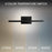 Modern Forms Inlet 1Lt 18" LED Picture Light, 3000K, Black