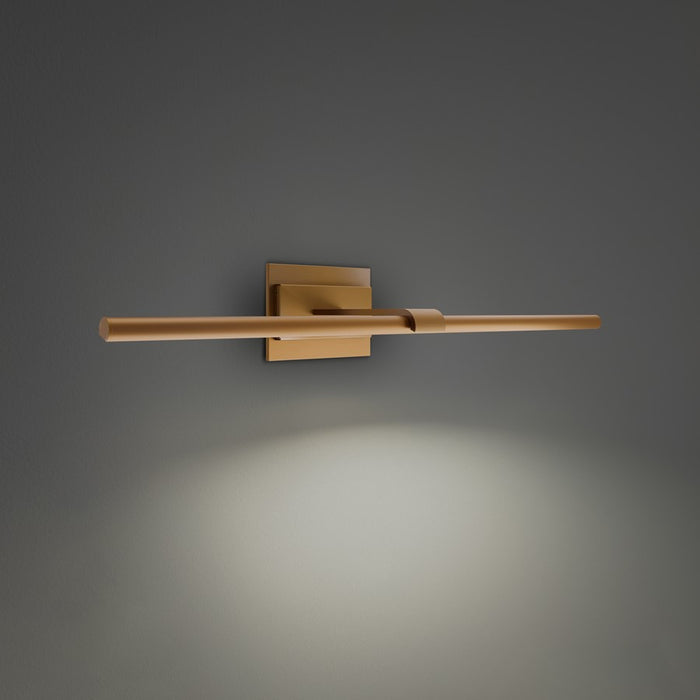 Modern Forms Inlet 1Lt 30" LED Picture Light, 4000K, Aged Brass