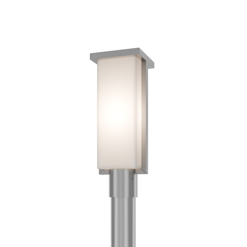 Modern Forms Ledge 16.8" LED Outdoor Post Light, 2700K, Aluminum/White