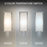 Modern Forms Ledge 16.8" LED Outdoor Post Light, 2700K, Aluminum/White