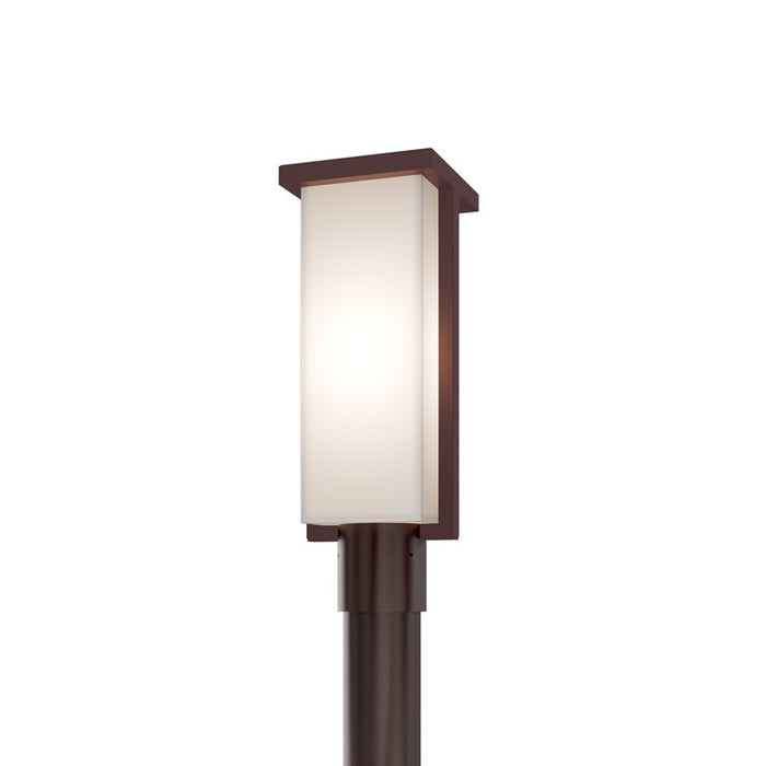 Modern Forms Ledge 16.8" LED Outdoor Post Light, 2700K, Bronze/White