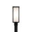 Modern Forms Ledge 16.8" LED Outdoor Post Light, 3000K, Black/White