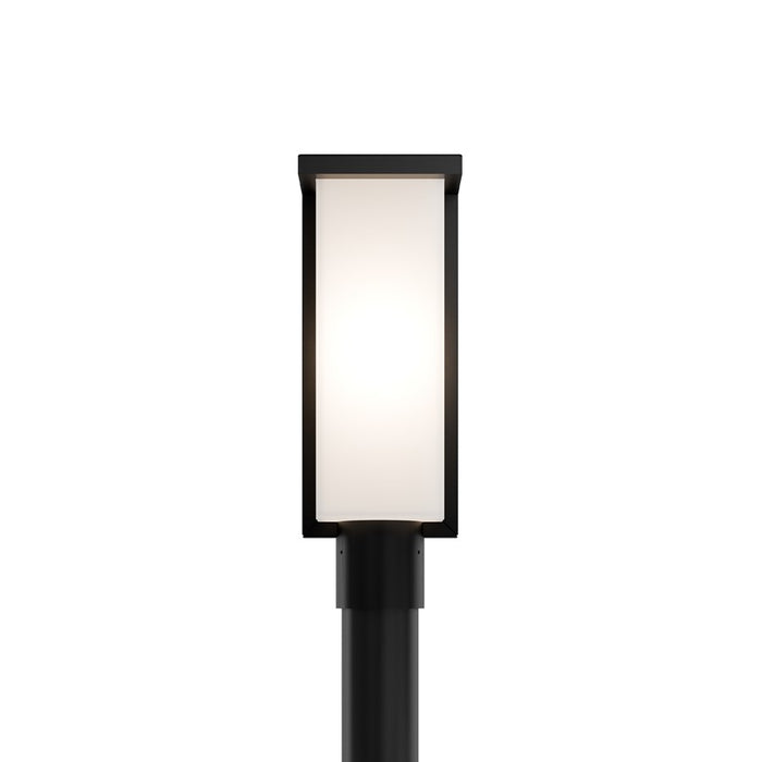 Modern Forms Ledge 16.8" LED Outdoor Post Light, 3000K, Black/White