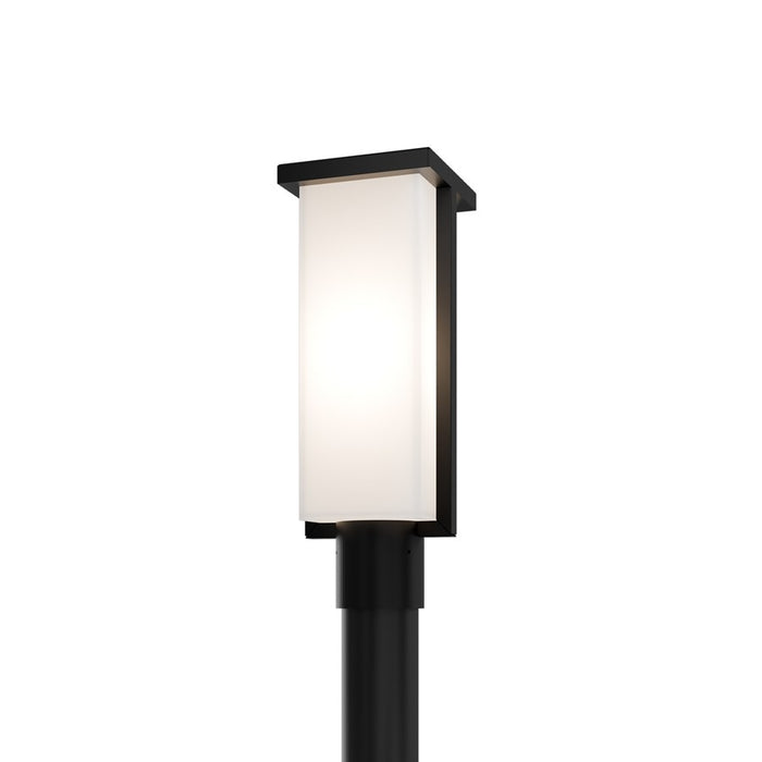 Modern Forms Ledge 16.8" LED Outdoor Post Light, 3000K, Black/White