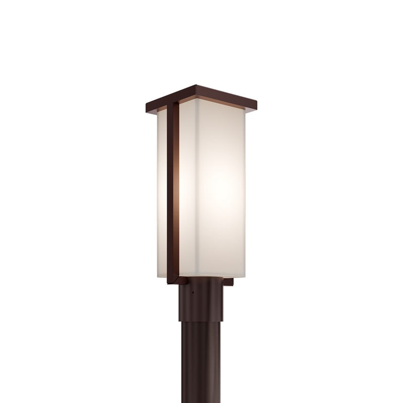 Modern Forms Ledge 16.8" LED Outdoor Post Light/3000K, BZ/WH - PM-W1417-30-BZ