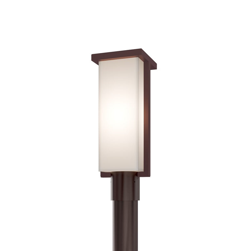 Modern Forms Ledge 16.8" LED Outdoor Post Light, 3000K, Bronze/White
