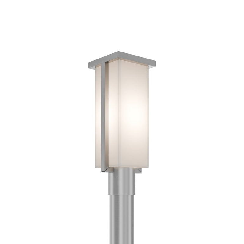 Modern Forms Ledge 16.8" LED Outdoor Post Light, Aluminum/White - PM-W1417-35-AL