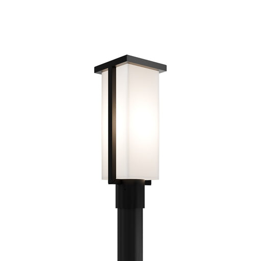 Modern Forms Ledge 16.8" LED Outdoor Post Light, Black/White - PM-W1417-35-BK
