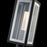 Modern Forms Cambridge 21" LED Outdoor Post Light, Black/Clear