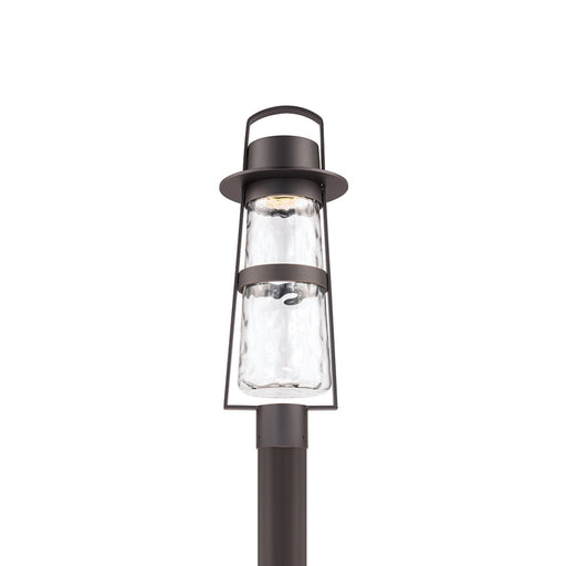 Modern Forms Balthus 23.4" LED Outdoor Post Light, Bronze/Clear
