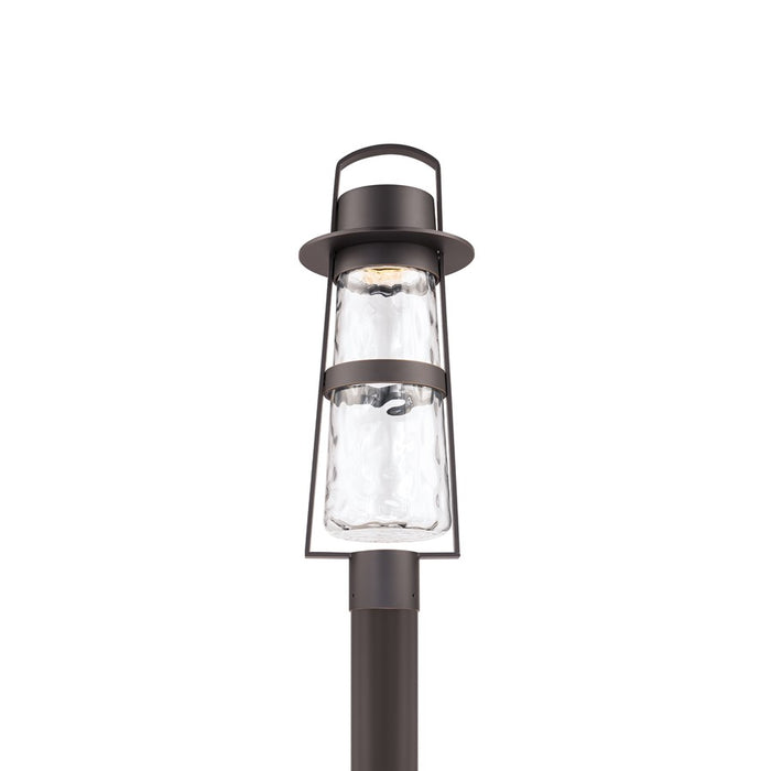 Modern Forms Balthus 23.4" LED Outdoor Post Light, Bronze/Clear