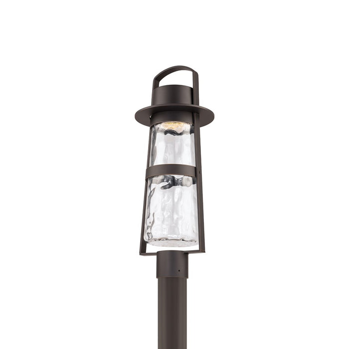 Modern Forms Balthus 23.4" LED Outdoor Post Light, Bronze/Clear