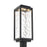 Modern Forms Two If By Sea 21" LED Outdoor Post Light, BK/Clear - PM-W41521-BK