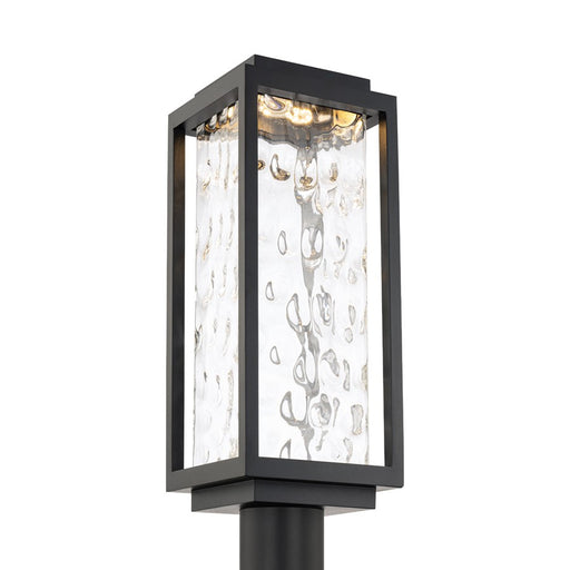 Modern Forms Two If By Sea 21" LED Outdoor Post Light, BK/Clear - PM-W41521-BK