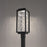 Modern Forms Two If By Sea 21" LED Outdoor Post Light, Black/Clear