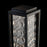 Modern Forms Two If By Sea 21" LED Outdoor Post Light, Black/Clear