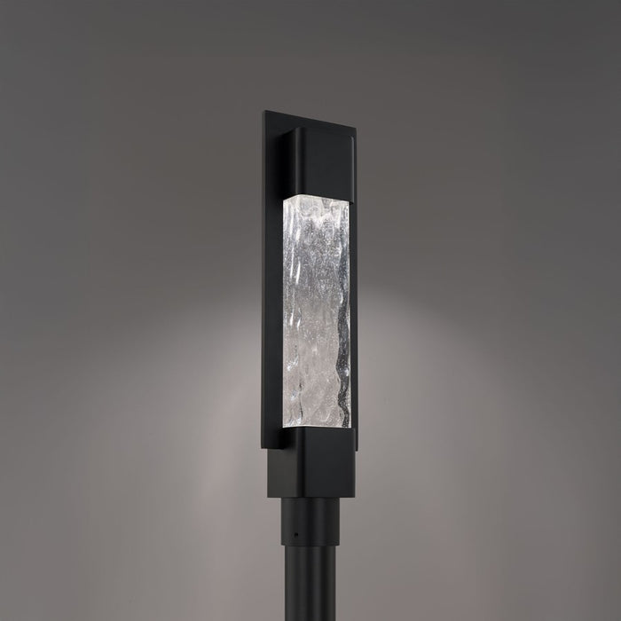 Modern Forms Mist 1Lt 23" LED Outdoor Post Light, Black/Seedy