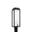Modern Forms Framed 1Lt 20" LED Outdoor Post Light, Black/White