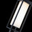 Modern Forms Framed 1Lt 20" LED Outdoor Post Light, Black/White