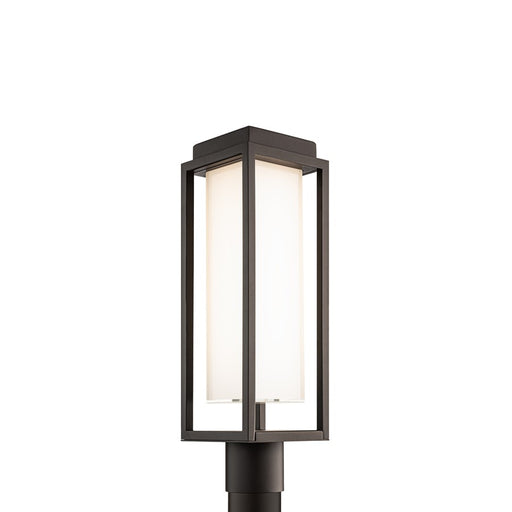Modern Forms Framed 1Lt 20" LED Outdoor Post Light, Bronze/White - PM-W73520-BZ