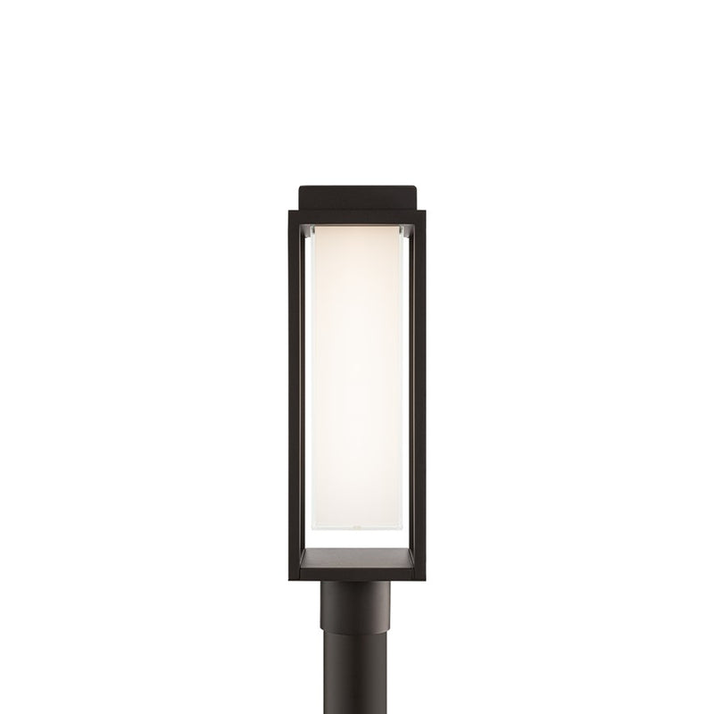 Modern Forms Framed 1Lt 20" LED Outdoor Post Light, Bronze/White
