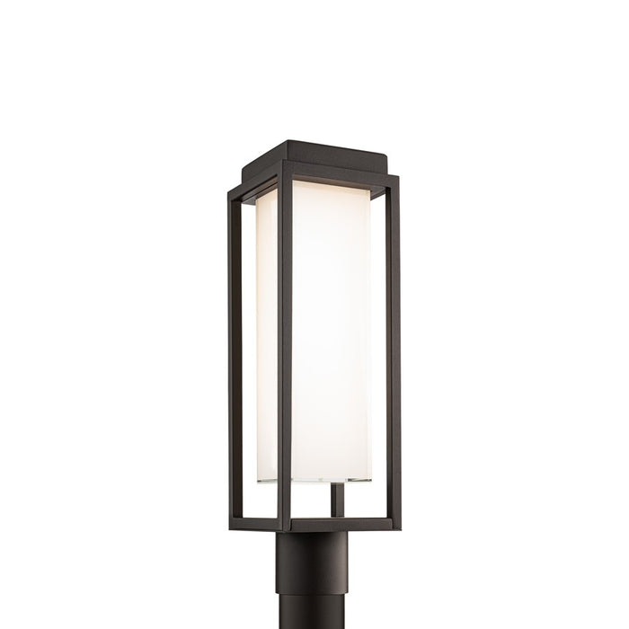 Modern Forms Framed 1Lt 20" LED Outdoor Post Light, Bronze/White