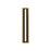 Modern Forms Lyrikal 1Lt 27" LED Sconce/3500K, Black/Brass