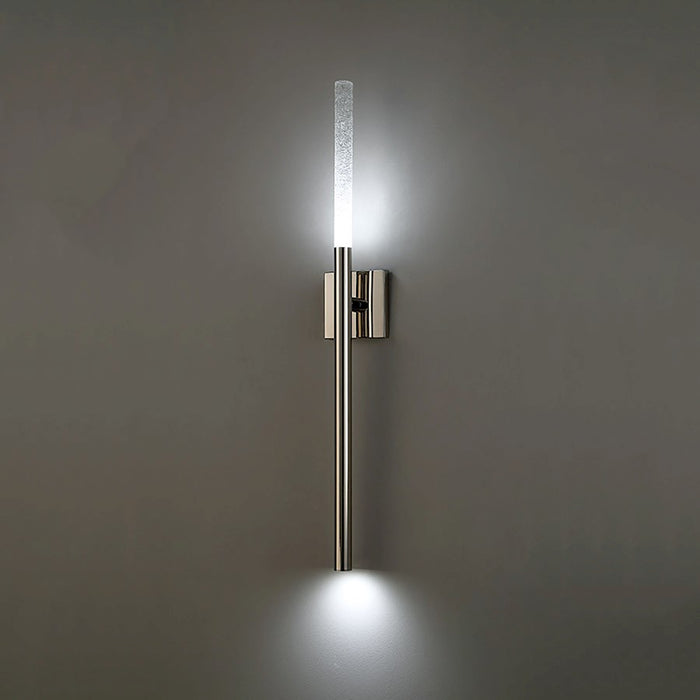 Modern Forms Magic 2Lt 32" LED Wall Sconce/3000K, Polished Nickel