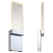 Modern Forms Glacier 1 Light 21" LED Wall Sconce/3000K, Chrome - WS-12721-CH
