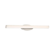 Modern Forms Mini Loft 1Lt 24" LED Bathroom Vanity/3000K, Nickel - WS-14824-BN