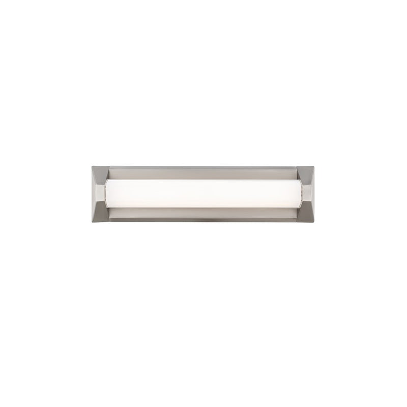 Modern Forms Swale 20" LED Bath/Wall Light, 2700K, Nickel/White