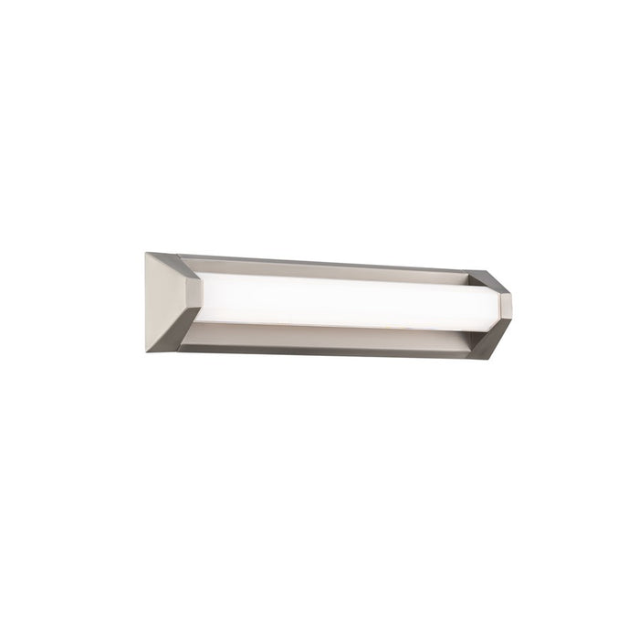 Modern Forms Swale 20" LED Bath/Wall Light/3000K, Nickel/White - WS-1520-30-BN