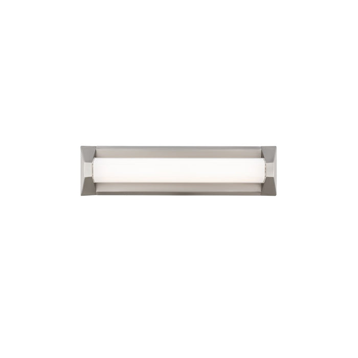 Modern Forms Swale 20" LED Bath/Wall Light, 3000K, Nickel/White