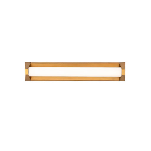 Modern Forms Swale 27" LED Bath/Wall Light, 32700K, Brass/White