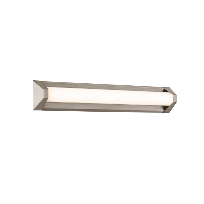 Modern Forms Swale 27" LED Bath/Wall Light/4000K, Nickel/White - WS-1527-40-BN