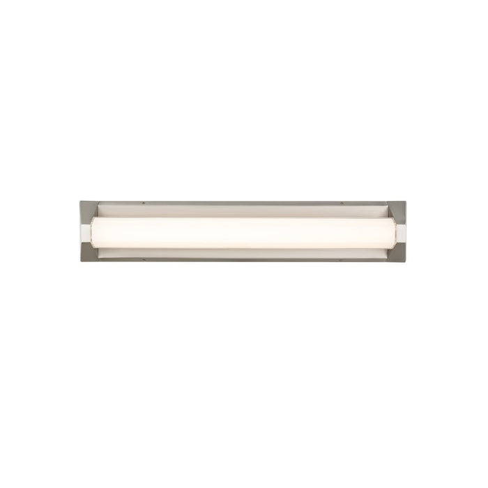 Modern Forms Swale 27" LED Bath/Wall Light, 4000K, Nickel/White