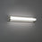 Modern Forms Swale 27" LED Bath/Wall Light, 4000K, Nickel/White
