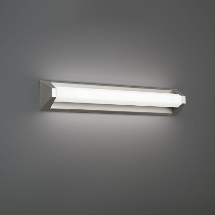 Modern Forms Swale 27" LED Bath/Wall Light, 4000K, Nickel/White