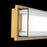Modern Forms Ice Bar 20" LED Bath/Wall Light, 2700K, Brass/Clear