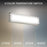 Modern Forms Ice Bar 20" LED Bath/Wall Light, 3500K, Nickel/Clear