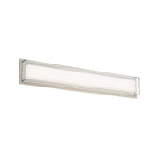 Modern Forms Ice Bar 28" LED Bath/Wall Light/3000K, NK/Clear - WS-16528-30-BN