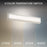 Modern Forms Ice Bar 28" LED Bath/Wall Light, 3500K, Nickel/Clear