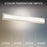 Modern Forms Ice Bar 38" LED Bath/Wall Light, 2700K, Nickel/Clear