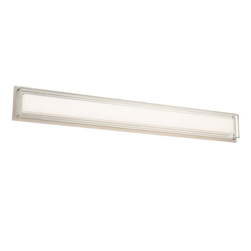 Modern Forms Ice Bar 38" LED Bath/Wall Light/3000K, NK/Clear - WS-16538-30-BN