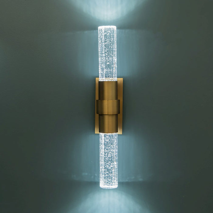 Modern Forms Ceres 1 Light 18" LED Wall Sconce/3500K, Aged Brass