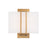 Modern Forms Downton 1Lt 11" LED Wall Light, 3-CCT/2700K, Brass