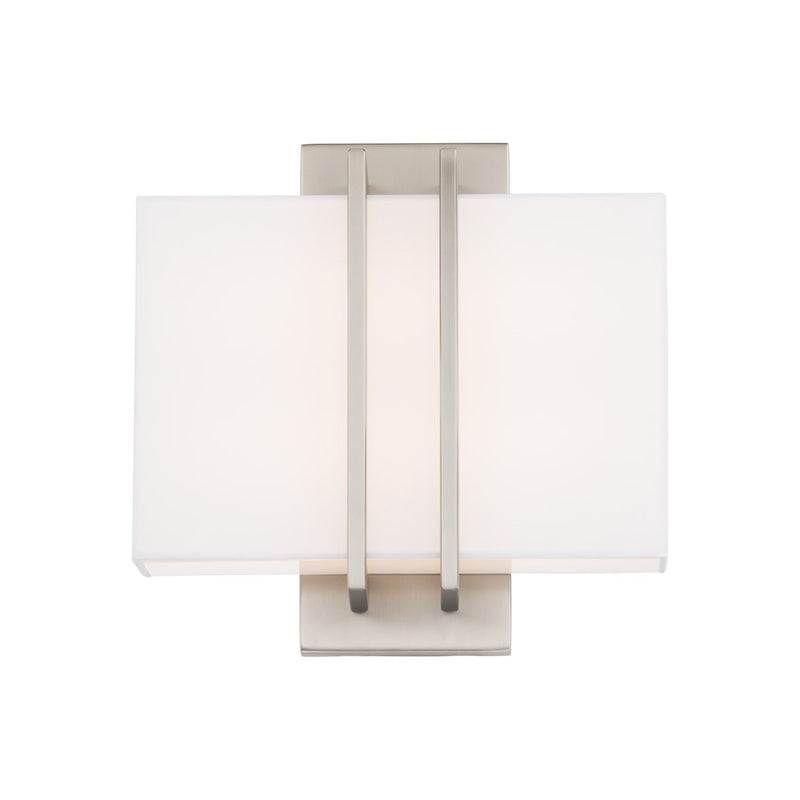 Modern Forms Downton 1Lt 11" LED Wall, 3-CCT/2700K, Nickel