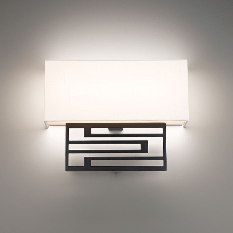 Modern Forms Vander 1Lt 14" LED Wall Sconce 3-CCT/2700K, Black